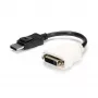 StarTech.com DisplayPort į DVI adapteris – DisplayPort į DVI-D adapteris/vaizdo keitiklis – 1080p – DP 1.2 į DVI monitoriaus/ekrano kabelio adapterio plėstuvas – DP į DVI adapteris – užfiksuojama DP jungtis