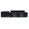 StarTech.com 6 prievadų USB 3.0 / USB 2.0 kombinuotas šakotuvas su 2A įkrovimo prievadu – 2x USB 3.0 ir 4x USB 2.0