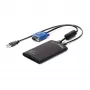 StarTech.com KVM konsolės prie USB 2.0 nešiojamojo kompiuterio avarinio vežimėlio adapteris
