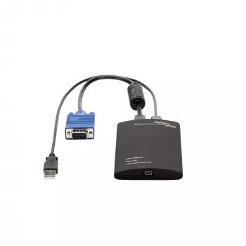 StarTech.com KVM konsolės prie USB 2.0 nešiojamojo kompiuterio avarinio vežimėlio adapteris