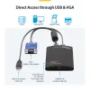 StarTech.com KVM konsolės prie USB 2.0 nešiojamojo kompiuterio avarinio vežimėlio adapteris