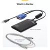 StarTech.com KVM konsolės prie USB 2.0 nešiojamojo kompiuterio avarinio vežimėlio adapteris