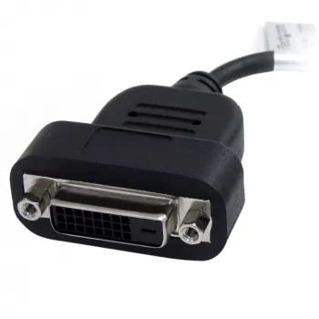 “StarTech.com” DisplayPort į DVI adapteris – aktyvus „DisplayPort“ į DVI-D adapteris/vaizdo keitiklis 1080p – DP 1.2 į DVI monitoriaus laido adapteris – DP į DVI adapteris – fiksuojama DP jungtis