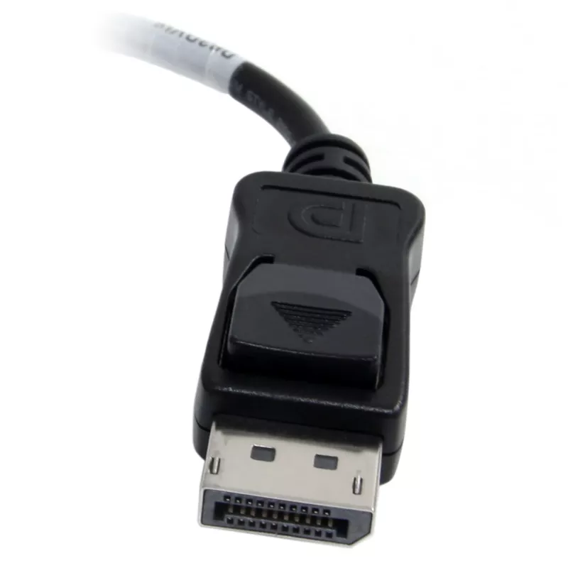“StarTech.com” DisplayPort į DVI adapteris – aktyvus „DisplayPort“ į DVI-D adapteris/vaizdo keitiklis 1080p – DP 1.2 į DVI monitoriaus laido adapteris – DP į DVI adapteris – fiksuojama DP jungtis