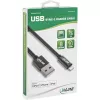 InLine Lightning USB laidas, skirtas iPad, iPhone, iPod, juodas/alu, 2 m, MFi sertifikuotas