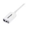 StarTech.com 3 m baltas USB 2.0 ilginamasis laidas A į A - V/M