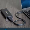 “StarTech.com” M.2 SSD korpusas, skirtas M.2 SATA SSD – USB 3.1 (10 Gb/s) su USB-C kabeliu