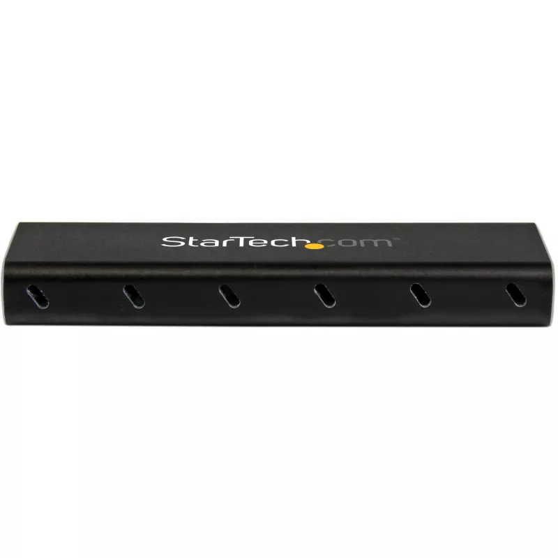 “StarTech.com” M.2 SSD korpusas, skirtas M.2 SATA SSD – USB 3.1 (10 Gb/s) su USB-C kabeliu