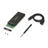 “StarTech.com” M.2 SSD korpusas, skirtas M.2 SATA SSD – USB 3.1 (10 Gb/s) su USB-C kabeliu