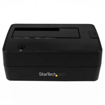 StarTech.com Single Bay USB 3.1 prie SATA standžiojo disko prijungimo stotelė, USB 3.1 (10 Gbps) standžiojo disko stotelė, išorinė 2,5/3,5 colio SATA III HDD/SSD prijungimo stotelė, viršuje įkraunama standžiojo disko niša