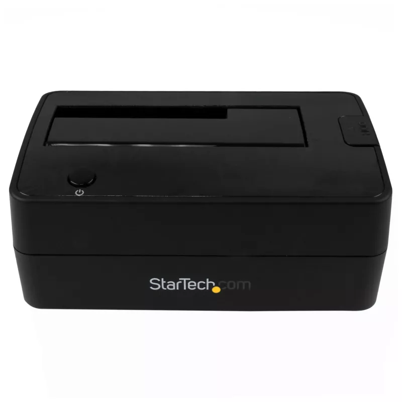 StarTech.com Single Bay USB 3.1 prie SATA standžiojo disko prijungimo stotelė, USB 3.1 (10 Gbps) standžiojo disko stotelė, išorinė 2,5/3,5 colio SATA III HDD/SSD prijungimo stotelė, viršuje įkraunama standžiojo disko niša