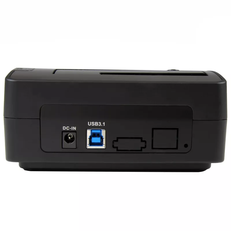StarTech.com Single Bay USB 3.1 prie SATA standžiojo disko prijungimo stotelė, USB 3.1 (10 Gbps) standžiojo disko stotelė, išorinė 2,5/3,5 colio SATA III HDD/SSD prijungimo stotelė, viršuje įkraunama standžiojo disko niša