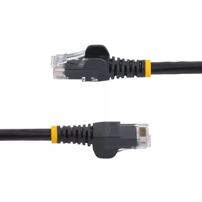 StarTech.com Cat5e eterneto komutacinis kabelis su bekliūčiais RJ45 jungtimis - 10 m, juodas