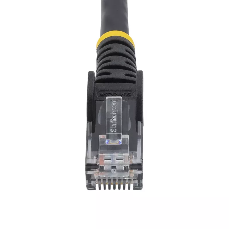 StarTech.com Cat5e eterneto komutacinis kabelis su bekliūčiais RJ45 jungtimis - 10 m, juodas