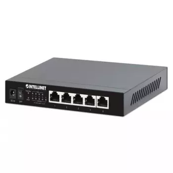 Nevaldomas komutatorius Intellinet 5 prievadų 2.5G Ethernet PoE+ 55W