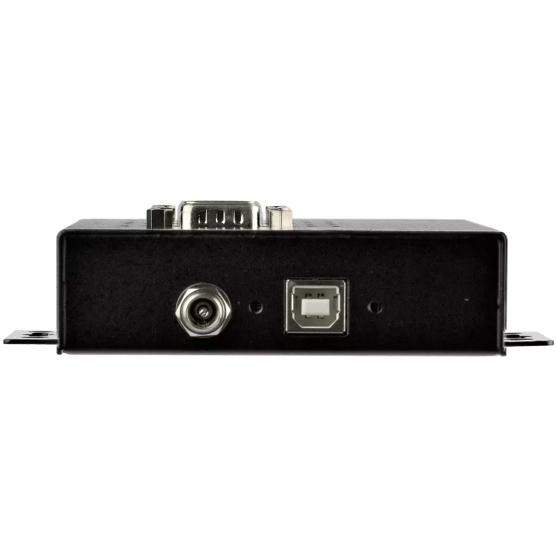 StarTech.com 4 prievadų nuoseklusis šakotuvas USB į RS232/RS485/RS422 adapteris - Pramoninis USB 2.0 į DB9 nuoseklusis keitiklio šakotuvas - IP30 reitingas - DIN bėgeliu montuojamas metalinis nuoseklusis šakotuvas - 15 kV ESD apsauga