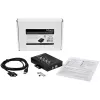 StarTech.com 4 prievadų nuoseklusis šakotuvas USB į RS232/RS485/RS422 adapteris - Pramoninis USB 2.0 į DB9 nuoseklusis keitiklio šakotuvas - IP30 reitingas - DIN bėgeliu montuojamas metalinis nuoseklusis šakotuvas - 15 kV ESD apsauga