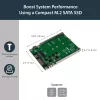 StarTech.com M.2 SATA SSD į 2.5 col. SATA adapteris - M.2 NGFF į SATA keitiklis - 7 mm - atviro rėmo laikiklis - M2 standžiojo disko adapteris