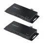 StarTech.com 4K HDMI pluošto ilgintuvo rinkinys, 4K 60Hz iki 3300 pėdų/1 km (vienmodis) arba 1000 pėdų/300 m (daugiamodis) LC šviesolaidis, HDR, HDCP, 3,5 mm garso/RS232/IR ilgintuvas, siųstuvo ir imtuvo rinkinys