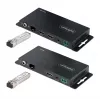 StarTech.com 4K HDMI pluošto ilgintuvo rinkinys, 4K 60Hz iki 3300 pėdų/1 km (vienmodis) arba 1000 pėdų/300 m (daugiamodis) LC šviesolaidis, HDR, HDCP, 3,5 mm garso/RS232/IR ilgintuvas, siųstuvo ir imtuvo rinkinys