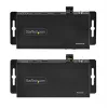 StarTech.com 4K HDMI pluošto ilgintuvo rinkinys, 4K 60Hz iki 3300 pėdų/1 km (vienmodis) arba 1000 pėdų/300 m (daugiamodis) LC šviesolaidis, HDR, HDCP, 3,5 mm garso/RS232/IR ilgintuvas, siųstuvo ir imtuvo rinkinys