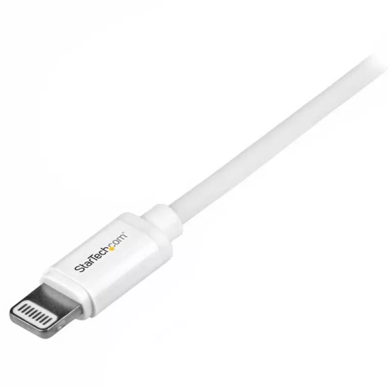 StarTech.com 1 m (3 pėd.) USB į Lightning laidas – „iPhone“ / „iPad“ / „iPod“ įkrovimo laidas – greito įkrovimo Lightning į USB laidas – „Apple MFi“ sertifikuotas – baltas