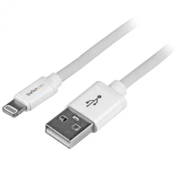 StarTech.com 2 m USB į Lightning laidas - Ilgas iPhone / iPad / iPod įkrovimo laidas - Lightning į USB laidas - Apple MFi sertifikuotas - Baltas