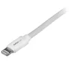 StarTech.com 2 m USB į Lightning laidas - Ilgas iPhone / iPad / iPod įkrovimo laidas - Lightning į USB laidas - Apple MFi sertifikuotas - Baltas
