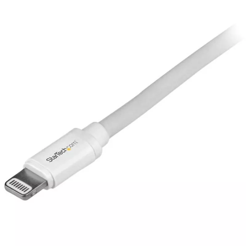 StarTech.com 2 m USB į Lightning laidas - Ilgas iPhone / iPad / iPod įkrovimo laidas - Lightning į USB laidas - Apple MFi sertifikuotas - Baltas
