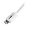 StarTech.com 2 m USB į Lightning laidas - Ilgas iPhone / iPad / iPod įkrovimo laidas - Lightning į USB laidas - Apple MFi sertifikuotas - Baltas