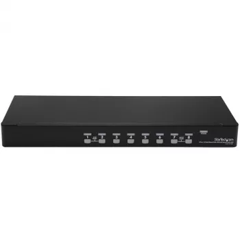 StarTech.com 8 prievadų 1U montuojamas stovo USB KVM jungiklio rinkinys su OSD ir laidais