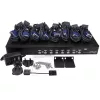 StarTech.com 8 prievadų 1U montuojamas stovo USB KVM jungiklio rinkinys su OSD ir laidais