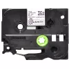 Etikečių gamybos juostelė Brother TZE-SE5 — 24 mm x 8 m, juoda ant balto