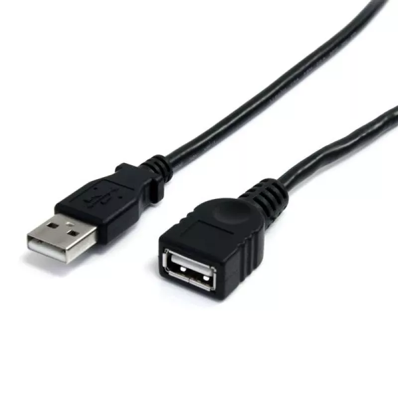 StarTech.com 6 pėdų juodas USB 2.0 ilginamasis laidas A į A – V/K