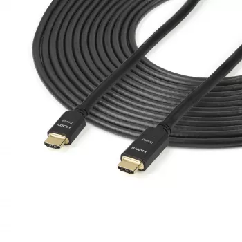 StarTech.com 30 m aktyvus HDMI laidas – 4K didelės spartos HDMI laidas su Ethernet – CL2 klasės, skirtas montavimui sienoje – 4K 30 Hz vaizdas – HDMI 1.4 laidas – HDMI monitoriams, projektoriams, televizoriams, ekranams