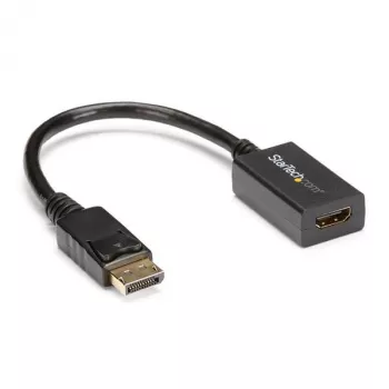 StarTech.com DisplayPort į HDMI adapteris - DP 1.2 į HDMI vaizdo keitiklis 1080p - DP į HDMI monitoriaus/televizoriaus/ekrano kabelio adapteris - pasyvus DP į HDMI adapteris - užfiksuojama DP jungtis