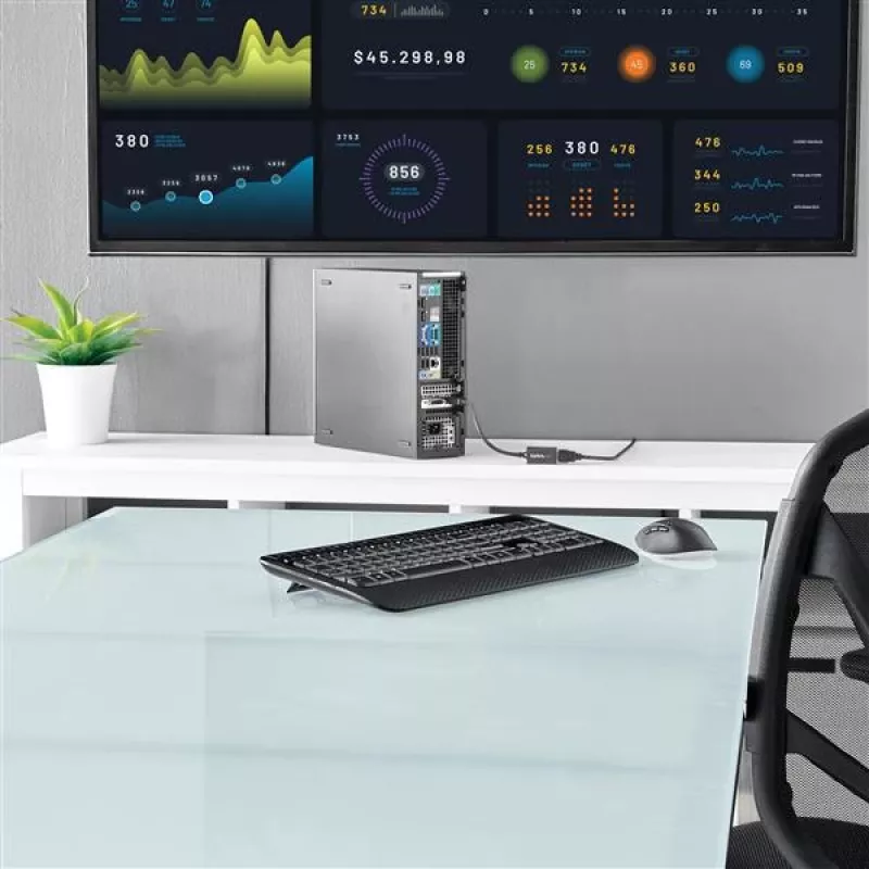 StarTech.com DisplayPort į HDMI adapteris - DP 1.2 į HDMI vaizdo keitiklis 1080p - DP į HDMI monitoriaus/televizoriaus/ekrano kabelio adapteris - pasyvus DP į HDMI adapteris - užfiksuojama DP jungtis