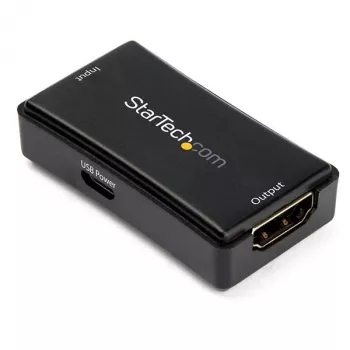 “StarTech.com” 14 m HDMI signalo stiprintuvas - 4K 60Hz, 3840 x 2160 pikselių, AV kartotuvas, 14 m, juodas, HDCP