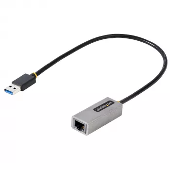StarTech.com USB 3.0 į Gigabit Ethernet tinklo adapterį – 10/100/1000 Mbps, USB į RJ45, USB 3.0 į LAN adapterį, USB 3.0 Ethernet adapteris (GbE), 11 colių pritvirtintas laidas, diegimas be tvarkyklių