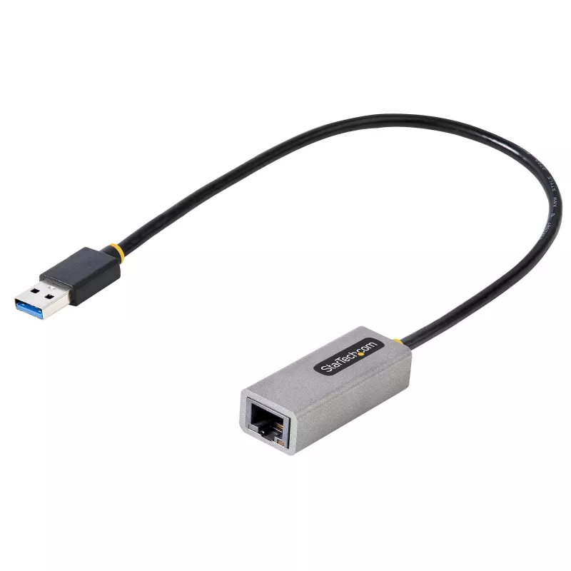 StarTech.com USB 3.0 į Gigabit Ethernet tinklo adapterį – 10/100/1000 Mbps, USB į RJ45, USB 3.0 į LAN adapterį, USB 3.0 Ethernet adapteris (GbE), 11 colių pritvirtintas laidas, diegimas be tvarkyklių
