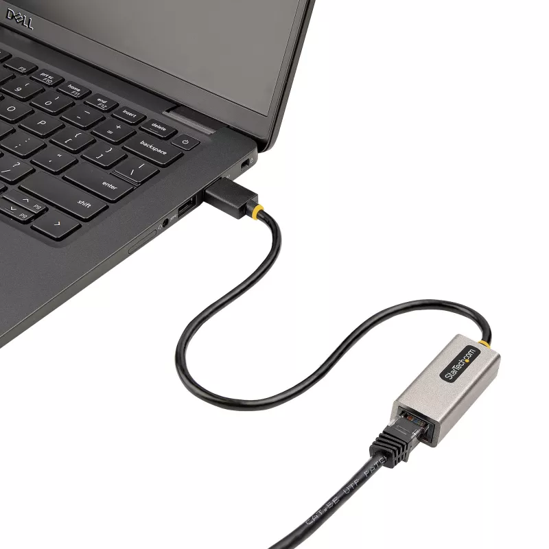 StarTech.com USB 3.0 į Gigabit Ethernet tinklo adapterį – 10/100/1000 Mbps, USB į RJ45, USB 3.0 į LAN adapterį, USB 3.0 Ethernet adapteris (GbE), 11 colių pritvirtintas laidas, diegimas be tvarkyklių