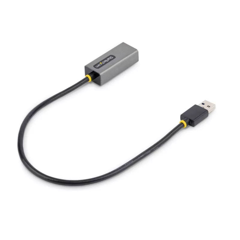 StarTech.com USB 3.0 į Gigabit Ethernet tinklo adapterį – 10/100/1000 Mbps, USB į RJ45, USB 3.0 į LAN adapterį, USB 3.0 Ethernet adapteris (GbE), 11 colių pritvirtintas laidas, diegimas be tvarkyklių