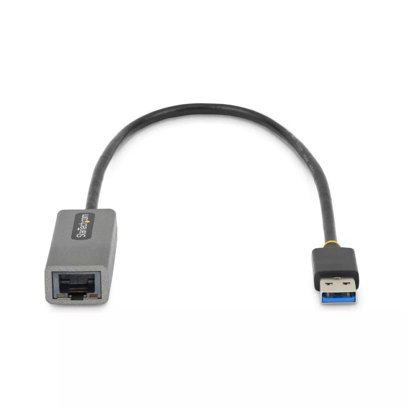 StarTech.com USB 3.0 į Gigabit Ethernet tinklo adapterį – 10/100/1000 Mbps, USB į RJ45, USB 3.0 į LAN adapterį, USB 3.0 Ethernet adapteris (GbE), 11 colių pritvirtintas laidas, diegimas be tvarkyklių
