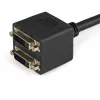 StarTech.com 30cm (1 ft) DVI-D į 2x DVI-D skaitmeninio vaizdo skirstytuvo laidas – V/V~1 ft DVI-D į 2x DVI-D skaitmeninio vaizdo skirstytuvo laidas – V/V