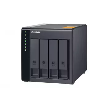 QNAP TL-D400S saugojimo įrenginio dėklas HDD/SSD dėklas juoda, pilka 2,5/3,5 colio