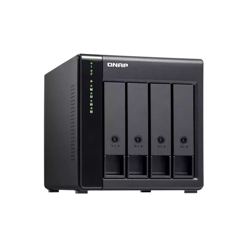 QNAP TL-D400S saugojimo įrenginio dėklas HDD/SSD dėklas juoda, pilka 2,5/3,5 colio