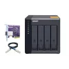 QNAP TL-D400S saugojimo įrenginio dėklas HDD/SSD dėklas juoda, pilka 2,5/3,5 colio
