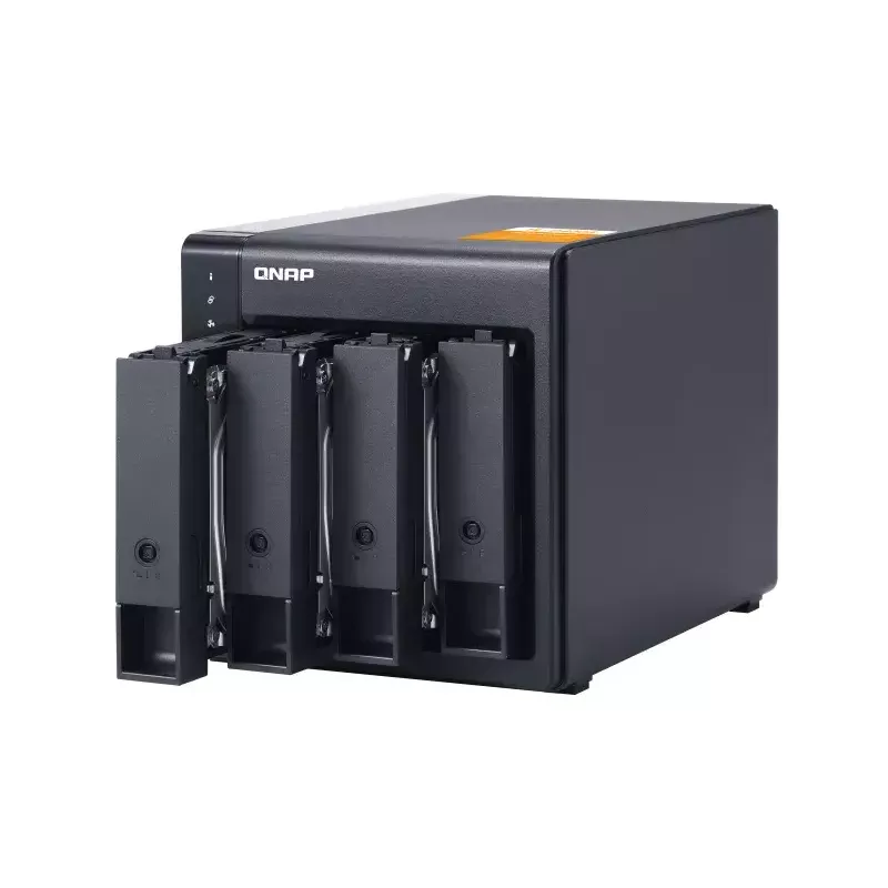 QNAP TL-D400S saugojimo įrenginio dėklas HDD/SSD dėklas juoda, pilka 2,5/3,5 colio