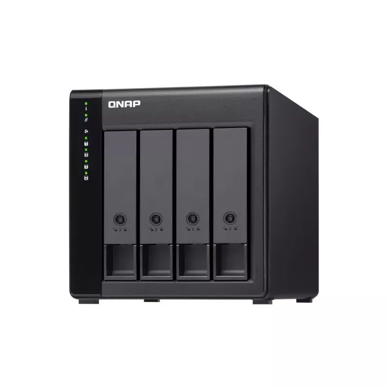 QNAP TL-D400S saugojimo įrenginio dėklas HDD/SSD dėklas juoda, pilka 2,5/3,5 colio