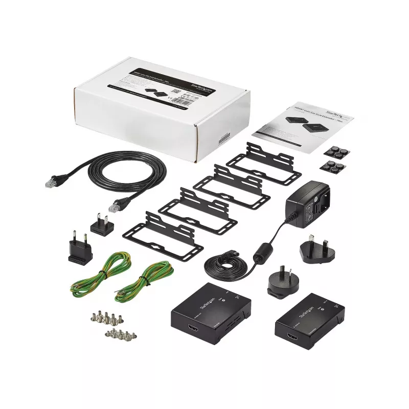 StarTech.com HDMI per CAT5e HDBaseT ilgintuvas - maitinimas kabeliu - Ultra HD 4K - TAA